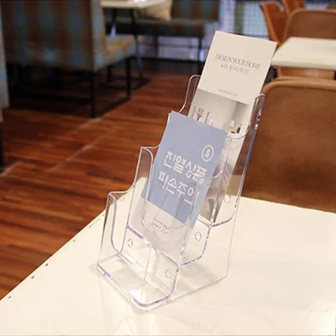 카탈로그 꽂이 A5(3단) 상품 전시 홍보물 안내 거치대 리플렛거치대 행사안내문 홍보물스탠드 안내꽂이 홍