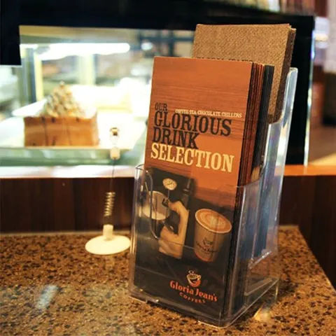 카탈로그 꽂이 A6(2단) 전시 홍보물 안내 거치대 리플렛거치대 행사안내문 홍보물스탠드 안내꽂이 홍보물꽂