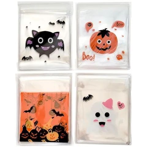 할로윈 캔디 봉투 4종 각 100매-400매 캔디포장봉투 선물포장봉투 선물포장지 디자인봉투 종이봉투 봉투 포