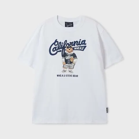 [ 롯데백화점 ]후아유 스티브 포토 티셔츠/WHRPF2422U