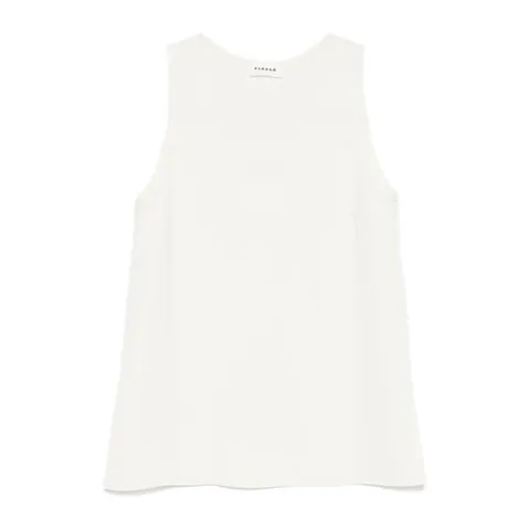 패로슈 라이트웨이트 루즈 핏 슬리브리스 블라우스 D313080PANT