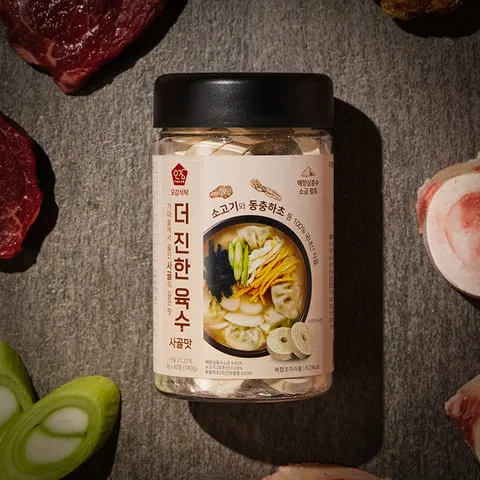 오감식탁 더 진한 육수 사골맛 60정(180g) 코인육수