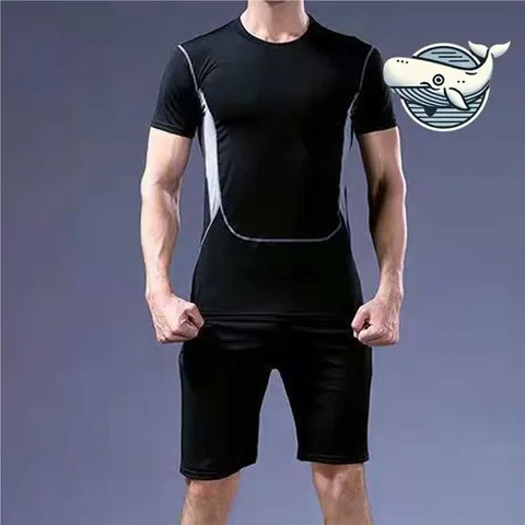 남성트레이닝복 여름 남성 반팔 트레이닝복 세트 홈웨어