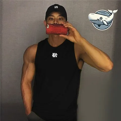 여름 스포츠 나시 운동복 남성용 통기성 반팔 나시