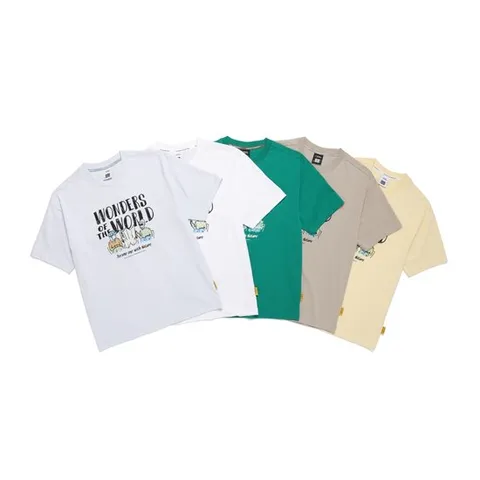 내셔널지오그래픽 N252UTS980 리젠아스킨 트래블1 그래픽 세미오버핏 반팔 티셔츠 5종택 1