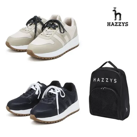 [ 롯데백화점 ][헤지스골프] 헤지스여성 스파이크리스 키높이 여성골프화 평상겸용 운동화 HWSO5E101