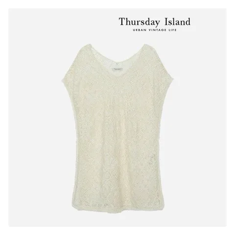 [써스데이아일랜드][Thursday Island] 니트 프린지 블라우스(T23