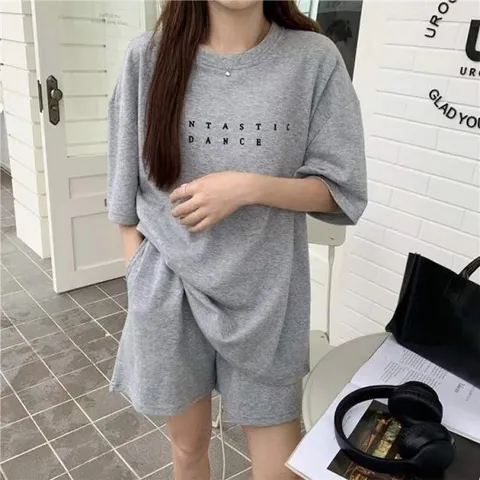 [체험특가]판타스틱 셋업 여성 상하의 세트 티셔츠 반바지