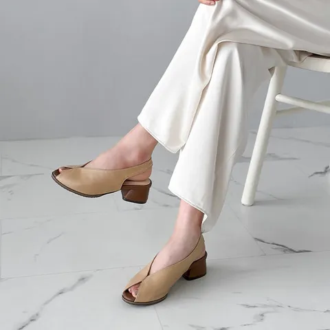 [할리샵] (328C3) 엘리 샌들 5cm