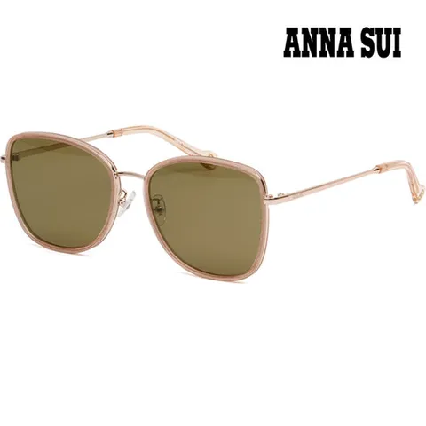 안나수이 선글라스 AS1158 1 330 펄 피치 브라운 사각 명품 솔텍스