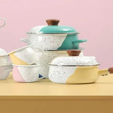 법랑 냄비 5style 주방용품 업소용 쿡웨어 쿠킹툴 주방용품 다용도 주방 업소 용품 도구 키친 건강 쿡웨어