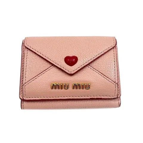 (명품) 미우미우 마드라스 러브 중지갑 40825041