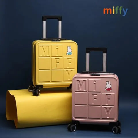 Miffy 미피 캔디 캐리어 16인치(43.5cm) 가볍고 예쁜 소형여행가방