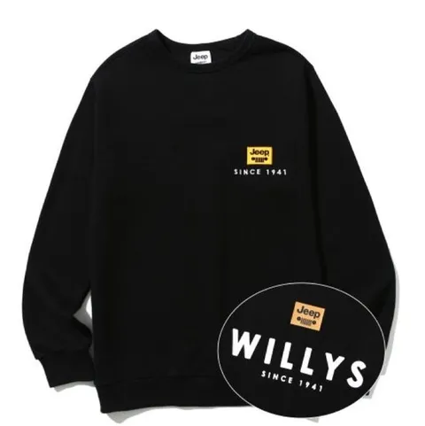 [ 롯데백화점 ][지프][남녀공용] 그릴드 와펜 맨투맨 티셔츠 812L3