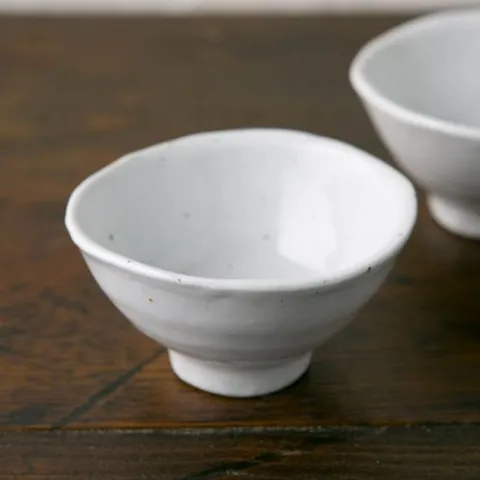 이천도자기 고백자주물럭 물레수정과 찻잔 11cm 후식 후식잔 한정식잔 찻잔 수정과잔 식혜잔 음료잔 다기