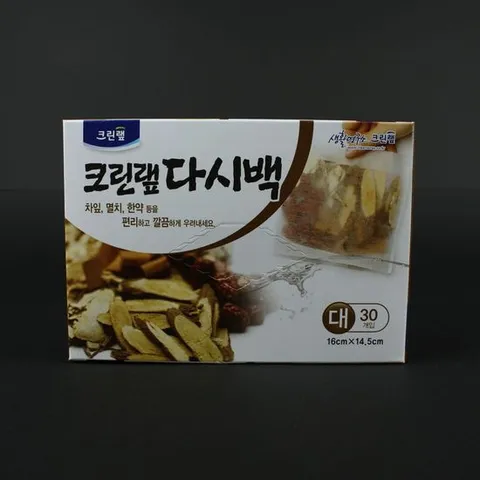 크린랩-크린럴 다시백 대 30매 크린다시팩 다시백 다시팩 국물팩 국물우림팩 다용도다시백 국물용리팩 일회