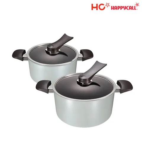 [HC해피콜] 뉴버던트 티타늄 IH 냄비 2종E (양수20,곰솥24)
