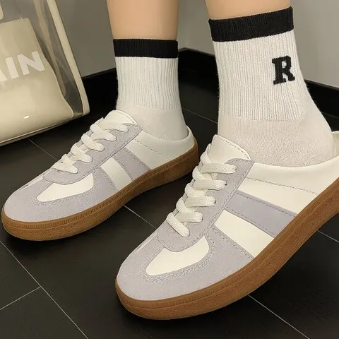 발에쏘옥 여성 뮬 슬리퍼 샌들 통굽 블로퍼 키높이 스니커즈