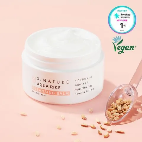 에스네이처 아쿠아 라이스 클렌징밤 90ml