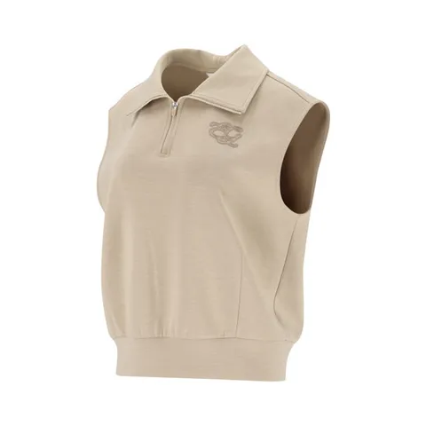 [ 롯데백화점 ][엘르골프]25년 봄 여성 로고 자수 포인트 반집업 베스트[6L25701]