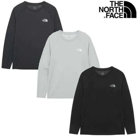 [ 현대백화점 ]노스페이스 NT7TR02 남성 비스티 긴팔 라운드 티 NT7TR02AB