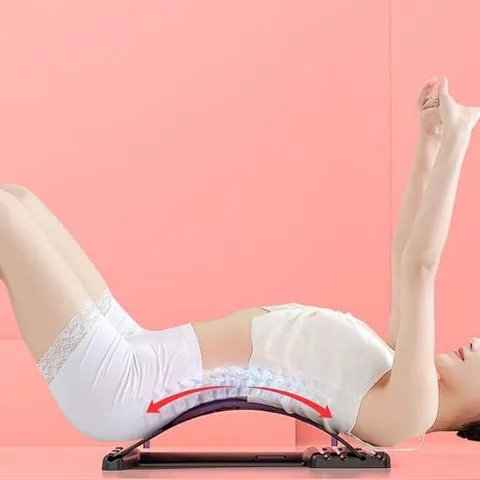 허리 척추 목 4단 스트레칭 마사지 운동기구