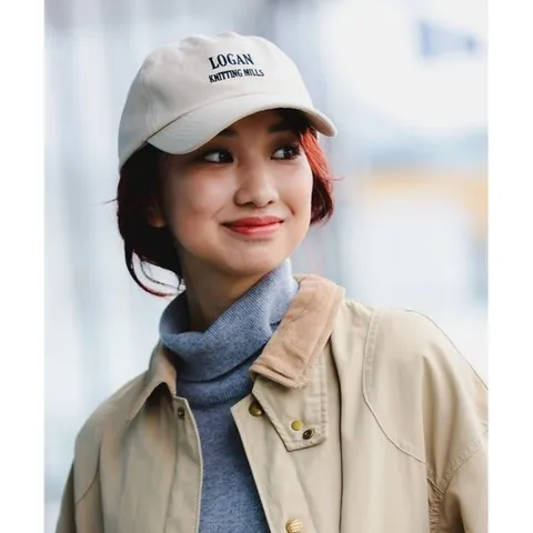 로건 니팅 밀스 로그 캡 LG-24FW21BM