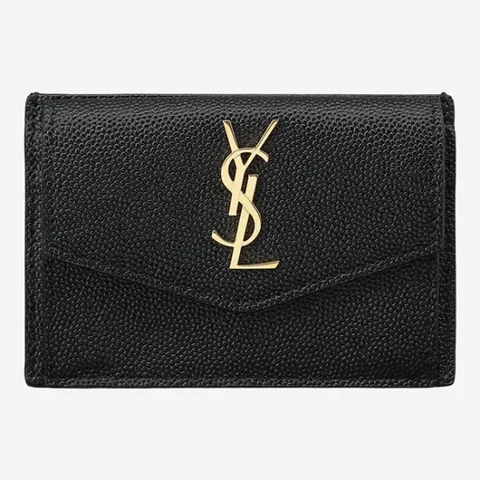 [생로랑]5S 582305 1GF0J 1000 업타운 모노그램 카드 지갑 블랙