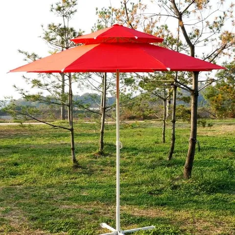 MD 2단 패션파라솔 230cm 테라스 비치 낚시 그늘