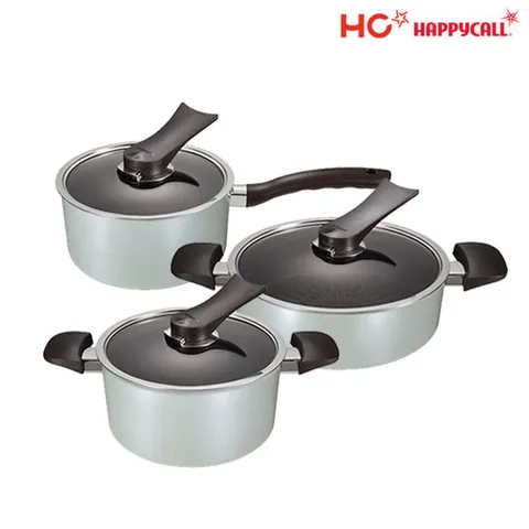 [HC해피콜] 뉴버던트 티타늄 IH 냄비 3종A (편수18,양수20,전골24)