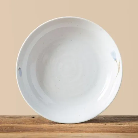 이천도자기 청꽃고백자 수육접시 중 사이즈 21.5cm