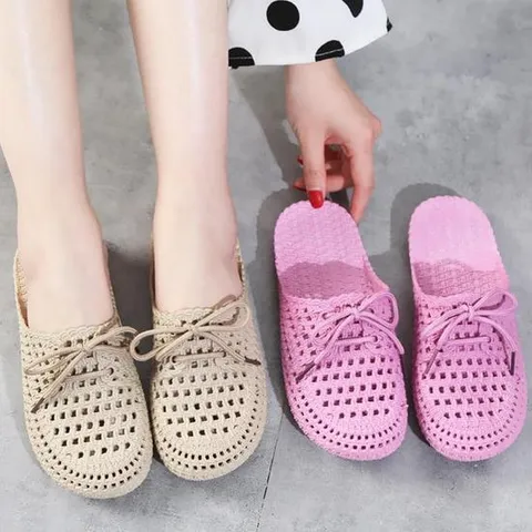 말랑한 여성 젤리슬리퍼 발편한 사무실 아쿠아 여름 슬리퍼 실내화 젤리슈즈