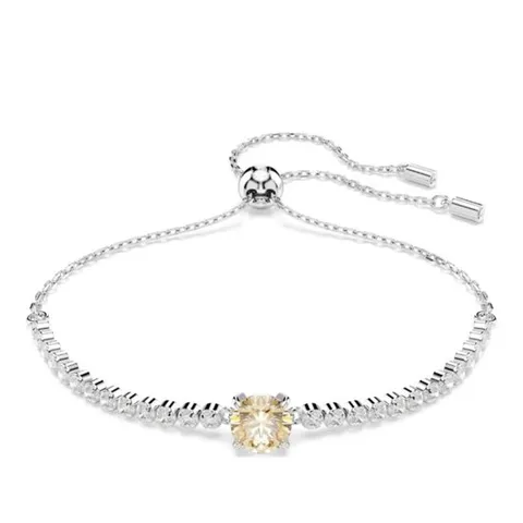 스와로브스키 실버 체인 매트릭스 테니스 팔찌 5690694 WHITERH