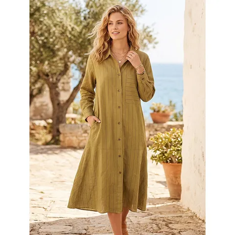 [조이너스]플레어 셔츠 원피스_JACU4-WOP170