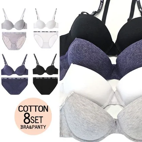 [제이투와이]학생속옷 브라세트 중학생속옷 청소년브라팬티 8종세트