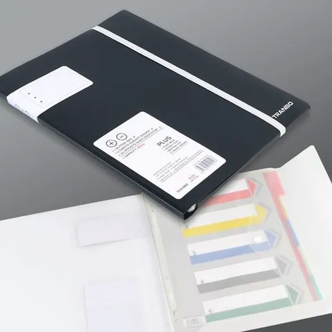 A4 클리어화일북 멀티 섹션분리 똑딱이 정리파일 80매 화일북 사무파일 클리어파일 파일케이스 서류정리파