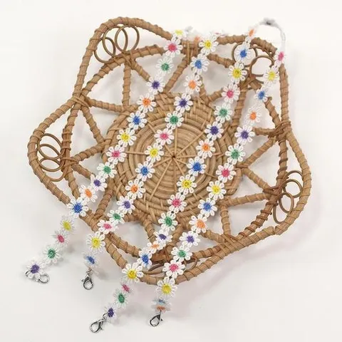 컬러꽃 레이스 마스크스트랩 줄 끈