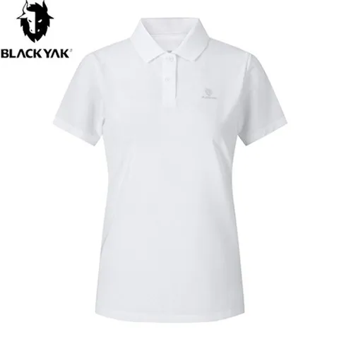 [ 현대백화점 ][블랙야크]여성 봄여름 냉감티셔츠 아이스넥 카라 반팔티 1BYKTMU502 WH