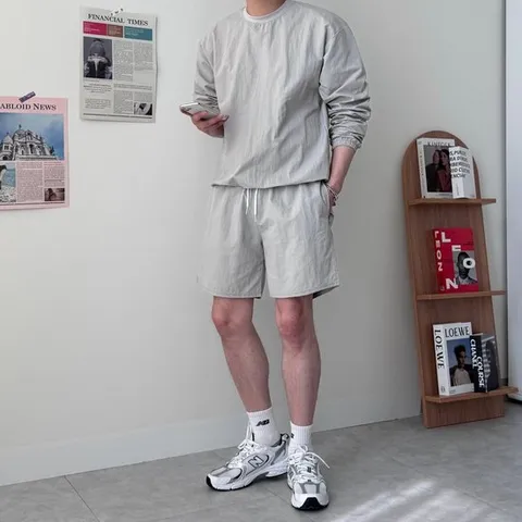 우븐셋업 우븐트레이닝세트 남자여름트레이닝복세트