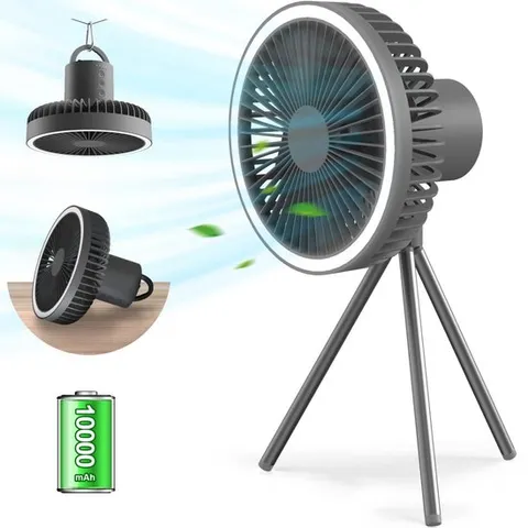 [멋지고 고성능&10000mAh] 선풍기 충전식 아웃도어 3각