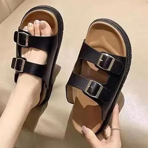 여성 투버클 슬리퍼 실내화