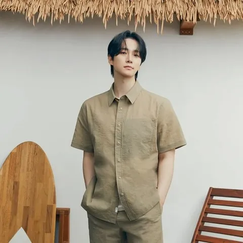 [ 현대백화점 ][네파] (7L31560) 남성 여름 디플라이 린넨 반팔 셔츠 반팔 남방(7L31664 7L31764 코디) 9L31560