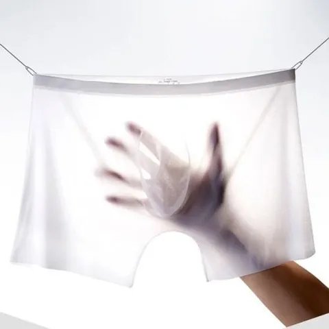 남성 드로즈 심리스 아이스 쿨 팬티 무봉제 투명 속옷