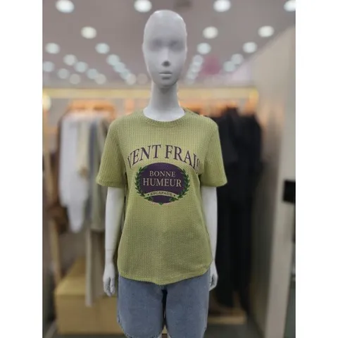 [플라스틱아일랜드]조직감 그래픽 티셔츠 PQ2CH483_DJ