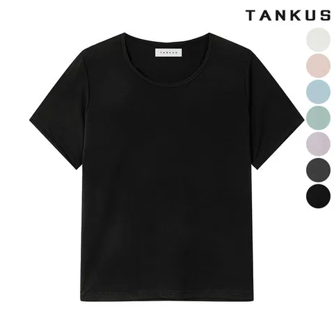 [탱커스] 여성 유넥 냉감 쿨 썸머 반팔 티셔츠
