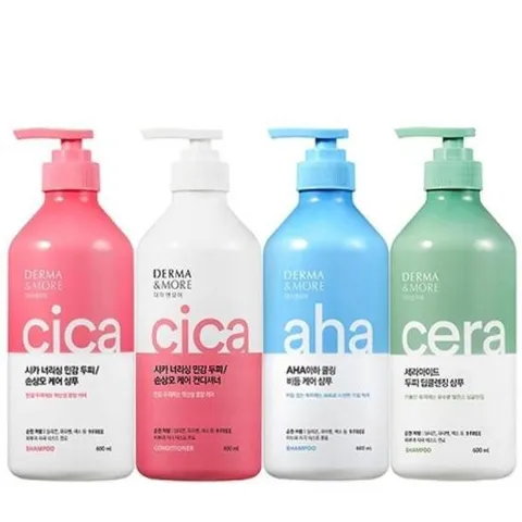 JU 애경 더마앤모어 두피 비듬케어 딥클렌징 샴푸 컨디셔너