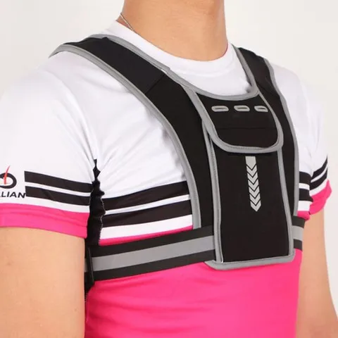 달리기 마라톤 조끼 가방 핸드폰 물병 수납 트레일백