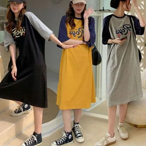 이지캐주얼원피스 실외 인기 실내 편하게 입는 감성 여성 데일리 패션