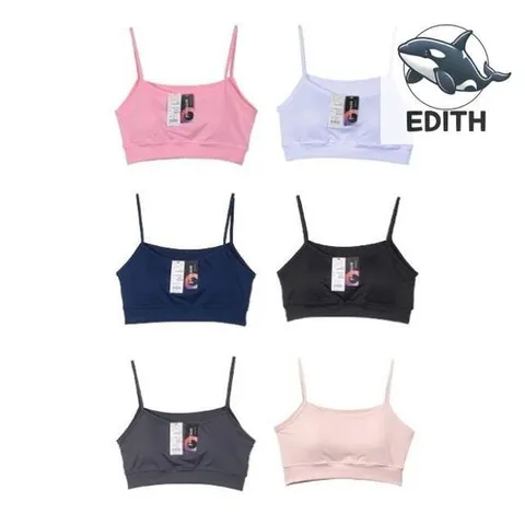 브라탑 편안한 에어로쿨 패드 브라 슬리브 미니탑 여성