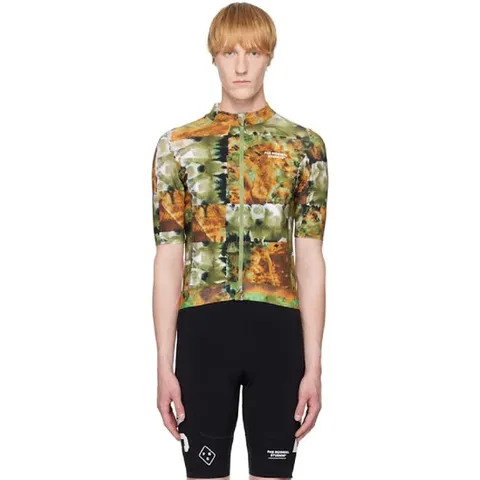 25 FW 파 노말 스튜디오 남성 그린 에센셜 저지 티셔츠 251929M213009